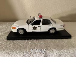 Motormax 118 Ford Crown Victoria Hazzard County Sheriff Custom Dukes Of Hazzard