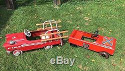 Murray Fire Truck Pedal & AMF Dukes of Hazzard Rare Car