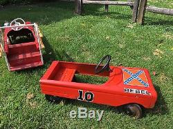 Murray Fire Truck Pedal & AMF Dukes of Hazzard Rare Car