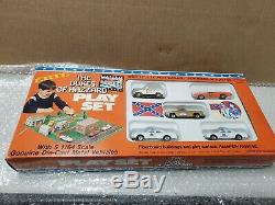 NEW Rare ERTL The Dukes Of Hazzard Play Set General Lee Cooters Truck Daisy Jeep