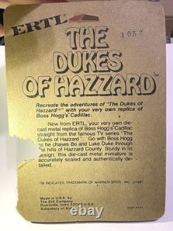 NEW Vintage ERTL 164 Scale Dukes Of Hazard Diecast Boss Hog's Cadillac