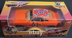 NIB 118 Scale Diecast Dukes of Hazzard General Lee/Cast Photo/Cooter Letter