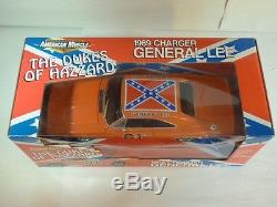 NIB American Muscle The Dukes of Hazzard 1969 Charger General Lee 118 Car 6C