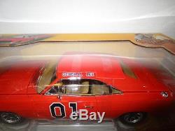 NIP Dukes of Hazzard General Lee 1969 Dodge Charger 118 Die-Cast Metal Car