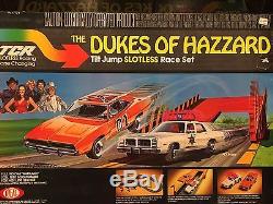New! RARE! 1981 Ideal TCR The Dukes of Hazzard Tilt Jump HO Slotless Race Set s1