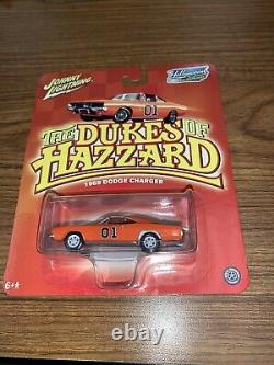 Nib 2004 Dukes Of Hazzard 1969 Dodge Charger Johnny Lightning White Rims