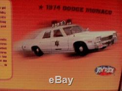 Original Joy Ride Dukes Of Hazzard Dodge Monaco Sheriff Rosco Police Car 1/18