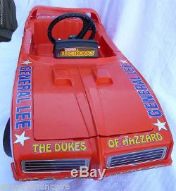 RARE- 1982 Vintage- Dukes of Hazzard -General Lee- Coleco Pedal Car- 44 long