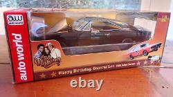 RARE Auto World NEW Happy Birthday General Lee 1969 Dodge Charger Diecast 118