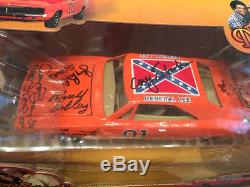 RARE COOTERS Dukes of Hazzard Life Autographed By 5 Stuntmen & John BO Schneider