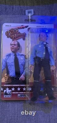 RARE Cletus Hogg Dukes of Hazzard Series 2 Police Action Figure 8 Inch MOMC