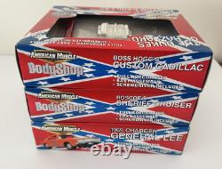 RARE Dukes Of Hazzard American Muscle Body Shop General Lee, Boss Hogg, Roscoe