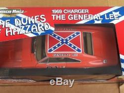 RARE! Dukes of Hazzard General Lee George Barris 1969 Dodge Charger 1/18 Diecast