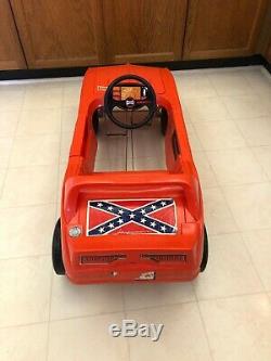 RARE Vintage 1980s Dukes of Hazzard General Lee Coleco toy kids Pedal Car