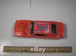 Racing Champions 1969 Dodge Charger General Lee Cooter signed Dukes of Hazzard