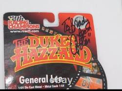 Racing Champions Dukes Of Hazzard General Lee 1/64 Autographed Ben Cooter Jones