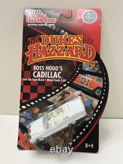 Racing Champions ULTRA RARE Dukes Of Hazzard Boss Hogg's Cadillac 2002 White NEW