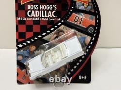 Racing Champions ULTRA RARE Dukes Of Hazzard Boss Hogg's Cadillac 2002 White NEW