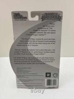 Racing Champions ULTRA RARE Dukes Of Hazzard Boss Hogg's Cadillac 2002 White NEW