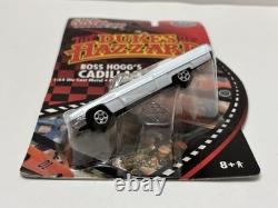 Racing Champions ULTRA RARE Dukes Of Hazzard Boss Hogg's Cadillac 2002 White NEW