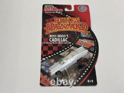 Racing Champions ULTRA RARE Dukes Of Hazzard Boss Hogg's Cadillac 2002 White NEW