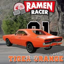 Ramen Racer Tiger Orange 1/12 Scale General Lee Dukes of Hazzard Lights & Sounds