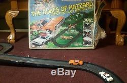 Rare 1981 Ideal Dukes Of Hazzard HO Slot Car race set Complete With Instructions