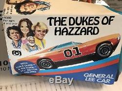 Rare 1981 Vintage Mego Dukes of Hazzard General Lee Car with Action Figures NIB