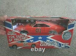 Rare Dukes Of Hazzard 1969 Charger General Lee Activity Set-118 Scale Die Cast