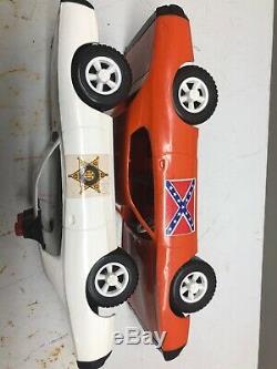 Rare Dukes of Hazzard Lot Gay Toys General Lee AND SQUAD CAR