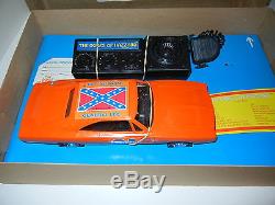 Rare HG Toys Vintage Dukes of Hazzard General Lee Car & CB Radio in Box Mego Toy