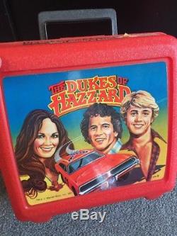 Rare New Old Stock The Dukes Of Hazzard Hard Plastic Lunchbox 1981 Unused