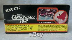 Rare Vintage Cannon Ball Run 1/64 Diecast 4 Pack New Ertl 1981