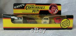 Rare Vintage Cannon Ball Run 1/64 Diecast 4 Pack New Ertl 1981