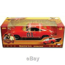 Real 1969 Dukes Of Hazzard General Lee - 1/18 Auto World Silver Screen Amm964