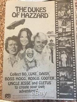 SET 1981 Mego Dukes of Hazzard Daisy COOTER Jesse ROSCO 3 3/4 Action Figures 8