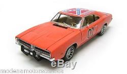 SET OF 2 DUKES OF HAZZARD GENERAL LEE by JOHNNY LIGHTNING 118 & 125 CHASE CAR