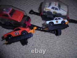 SET OF DUKES of HAZZARD WRIST/FINGER RACERSALL WORKINGGENERAL LEE/SHERIFF CARS