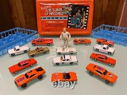 SURROUNDED BY DUKES!'81 ERTL DUKES OF HAZZARDS CASE WithORIGINAL & RESTORED CARS