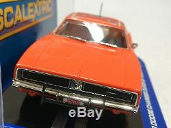Scalextric 1969 Dodge Charger General Lee Dukes of Hazzard C3044 Slot Car 1/32