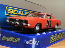 Scalextric C3044 1969 Dodge Charger General Lee Dukes of Hazzard 132 Slot Car