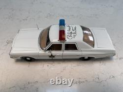 Signed 1/18 1975 Dodge Monaco Police Car Dukes Of Hazzard Cletus aka Rick Hurst