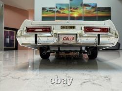 Signed 1/18 1975 Dodge Monaco Police Car Dukes Of Hazzard Cletus aka Rick Hurst
