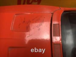 Signed, ERTL The Dukes Of Hazzard General Lee Car 125 1981, + 3 Signed Cards