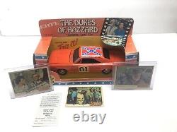 Signed, ERTL The Dukes Of Hazzard General Lee Car 125 1981, + 3 Signed Cards