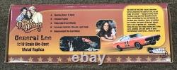 Silver Screen Machines The Dukes of Hazzard General Lee 118 Die-Cast AUTOGRAPH