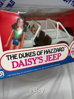 Stunning 1981 Mego Dukes Of Hazzard Daisy Duke Jeep With Figure Unused