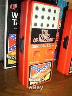 Super Rare 1981 Justin Dukes Of Hazzard General Lee Walkie Talkies With Box