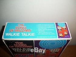 Super Rare 1981 Justin Dukes Of Hazzard General Lee Walkie Talkies With Box