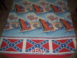 Super Rare Dukes Of Hazzard 1982 General Lee Comforter/bed Spread-very Nice